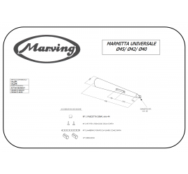 Marving U/45/NC Sportauspuffanlagen Universal