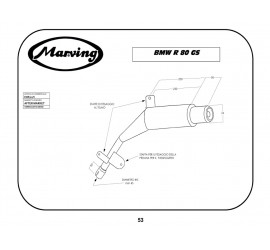 Marving EDR/22/V Bmw R 80 Gs