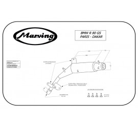 Marving EDR/21/V Bmw R 80 Gs Paris Dakar