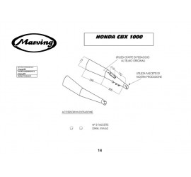 Marving H/4999/BC Honda Cbx 1000