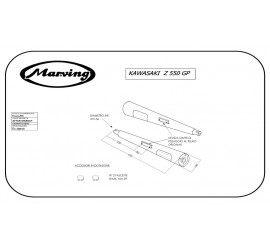 Marving K/2031/NC Kawasaki Z 550 Gp