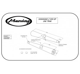 Marving K/2024/NC Kawasaki Z 550 Gp Uni-trak