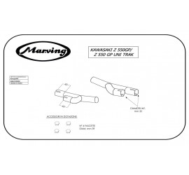 Marving K/2052/NC Kawasaki Z 550 Gp Uni-trak