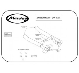 Marving K/2103/NC Kawasaki Gpz 600 R