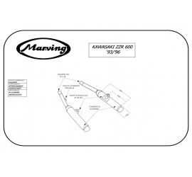 Marving K/2156/NC Kawasaki Zzr 600 93/96