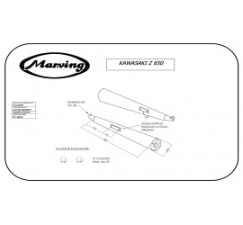 Marving K/2036/BC Kawasaki Z 650