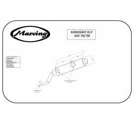 Marving K/AAA/54/BC Kawasaki Klx 650