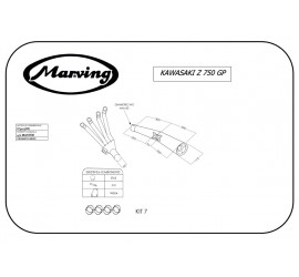 Marving K/3413/NC Kawasaki Z 750 Gp