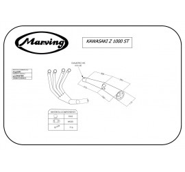 Marving K/3406/BC Kawasaki Z 1000 St