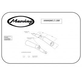 Marving K/2074/BC Kawasaki Z 1300