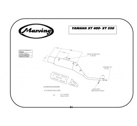 Marving EDR/5/V Yamaha Xt 400