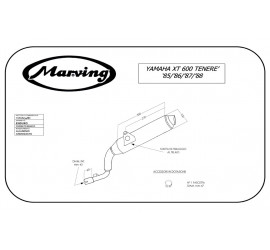 Marving Y/AAA/34/BC Yamaha XT 600