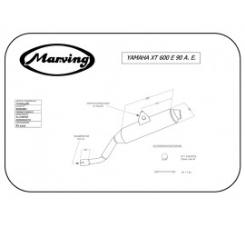 Marving Y/AAA/33/BC Yamaha XT 600 E Avv. Elet.