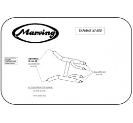 Marving Y/2143/BC Yamaha Xj 650