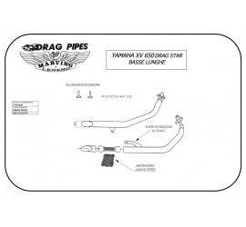 Marving Y/JC29/IX Yamaha Xvs 650 Drag Star