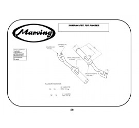 Marving Y/2087/BC Yamaha Fzx 750 Phaser