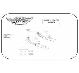 Marving Y/CP13/BC Yamaha Fzx 750 Phaser