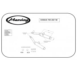 Marving Y/2151/BC Yamaha Trx 850