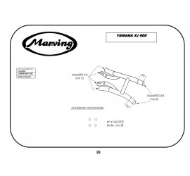 Marving Y/2116/BC Yamaha Xj 900