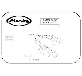 Marving Y/2147/BC Yamaha Xj 900 Diversion