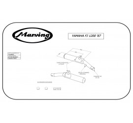 Marving Y/2098/NC Yamaha Fj 1200 87