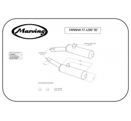 Marving Y/2124/NC Yamaha Fj 1200 