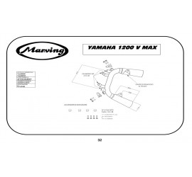 Marving Y/2086/NC Yamaha 1200 V Max