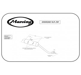 Marving EDR/24/NC Kawasaki Klr 250