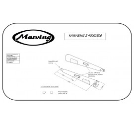 Marving K/2031/BC Kawasaki Z 400 J