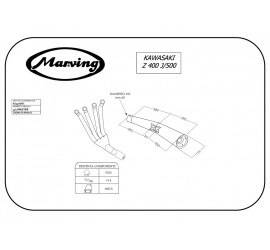 Marving K/3400/BC Kawasaki Z 400 J