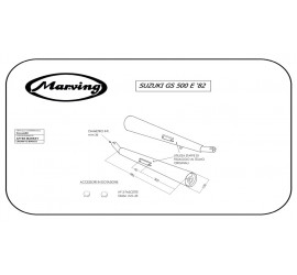 Marving S/2010/BC Suzuki Gs 500 E