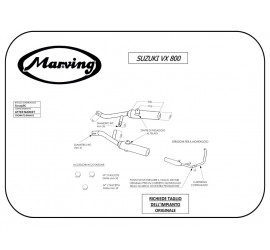 Marving S/2125/BC Suzuki Vx 800