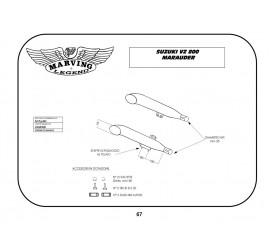 Marving S/CP30/BC Suzuki Vz 800 Marauder