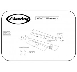 Marving S/2107/BC Suzuki Gs 850 Cardano