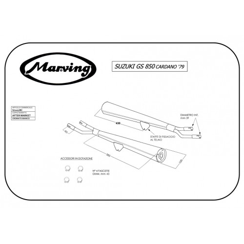 Marving S/2107/BC Suzuki Gs 850 Cardano