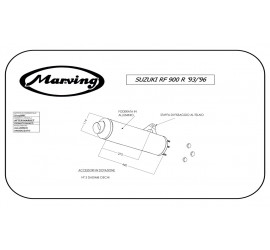 Marving S/2138/BC Suzuki Rf 900 R