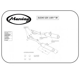 Marving S/2112/NC Suzuki Gsx 1100 F