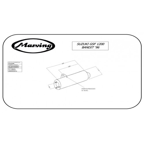 Marving S/2154/BC Suzuki 1200 Bandit