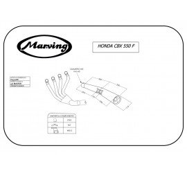 Marving H/3310/BC Honda Cbx 550 F