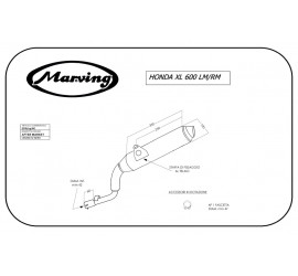 Marving EDR/19/NC Honda Xl 600 Lm