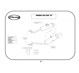 Marving H/AAA/62/BC Honda Slr 650