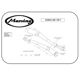 Marving H/2029/NC Honda Cbx 750 F/F II