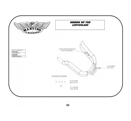 Marving H/CP19/BC Honda Vf 750 Custom Lenticolare