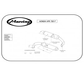 Marving H/2094/NC Honda Vfr 750 F