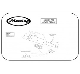 Marving H/AAA/60/BC Honda Xrv 750 Africa Twin