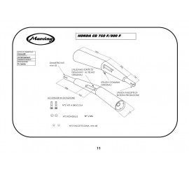 Marving H/5002/BC Honda Cb 750 F