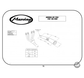 Marving H/3306/BC Honda Cb 900 F Bol D'or