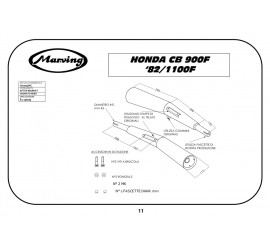 Marving H/2009/NC Honda Cb 900 F 82