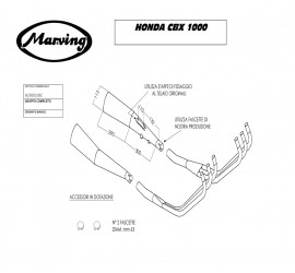 Marving H/5003/BC Honda Cbx 1000