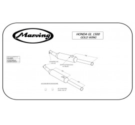 Marving H/2106/BC Honda Gl 1500 Goldwing